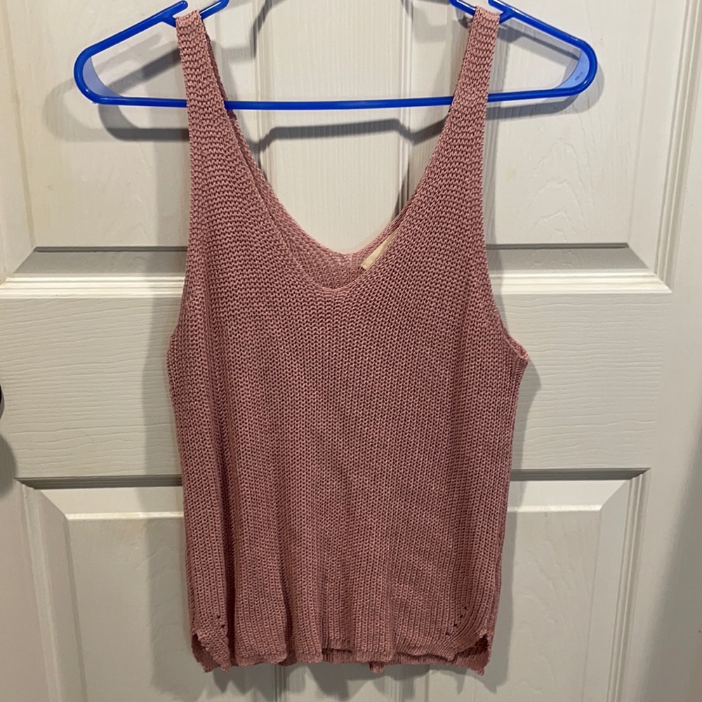 Knitted tank